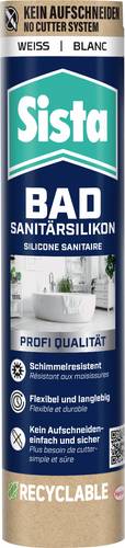 Sista Silikon Bad Sanitärsilikon, Papp-K