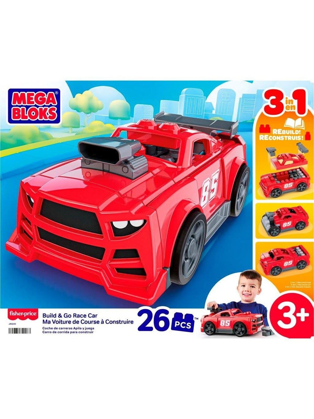 MEGA BLOKS Build & Go Race Car