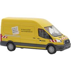 Busch 54516 H0 Baufahrzeug Modell, Einsatzfahrzeug Modell Ford Transit Custom, Leonhard Weiss, Gelb