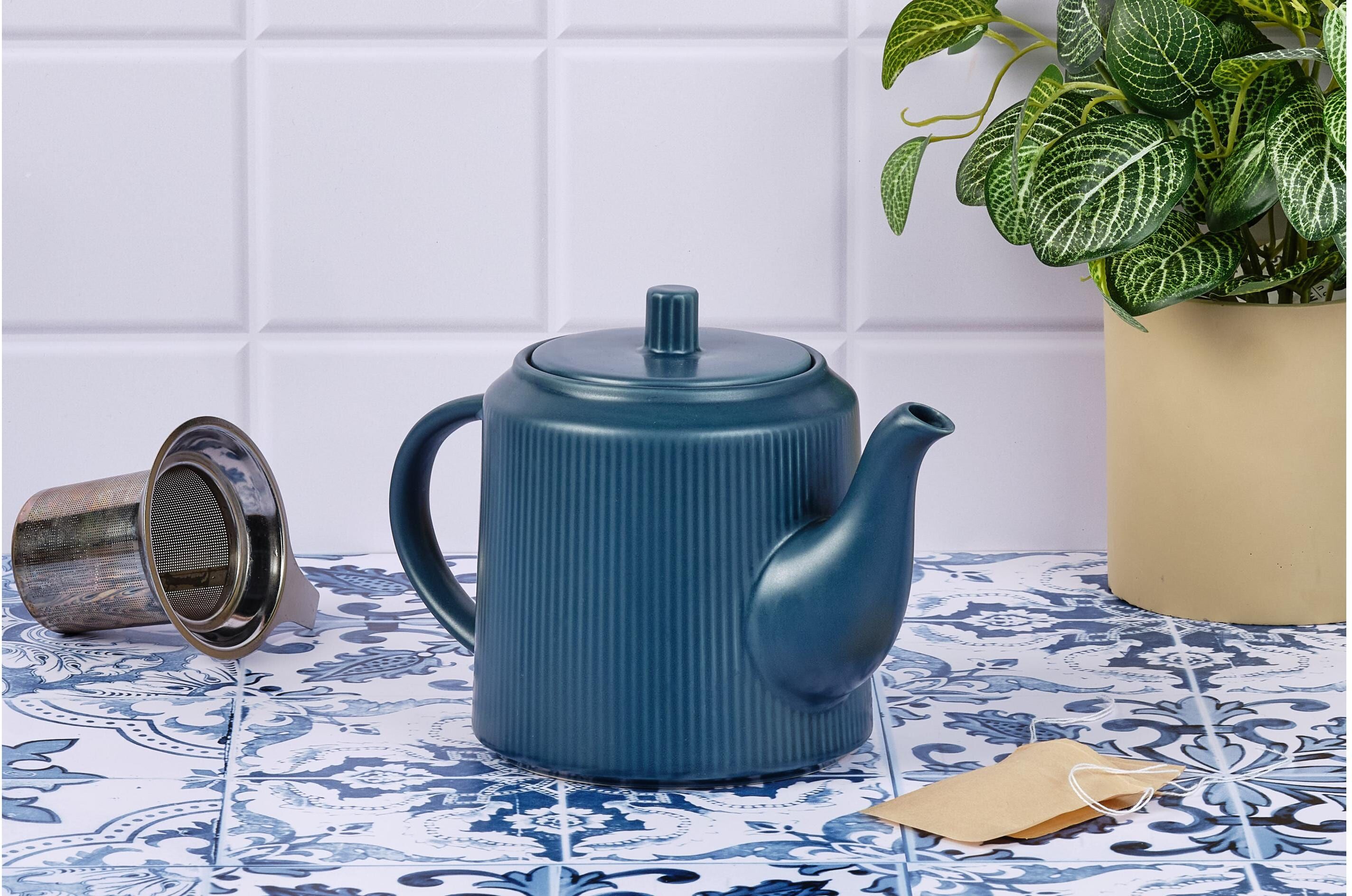 Teekanne "Björn Scandi, 1,3 l Marineblau", blau (marineblau), Kannen, Teekanne marineblau Einheitsgröße