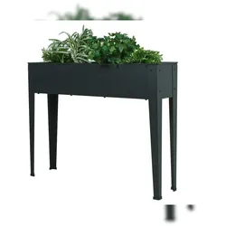Metall Hochbeet Gartenbeet Gemüsebeet Pflanzbeet Pflanzkasten Blumenbeet Garten