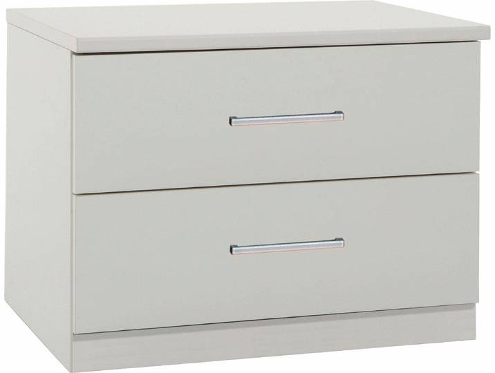 Nachtkommode WIMEX Anna , weiss (weiß), B:52cm H:40cm T:38cm, Sideboards, Nachtkommode