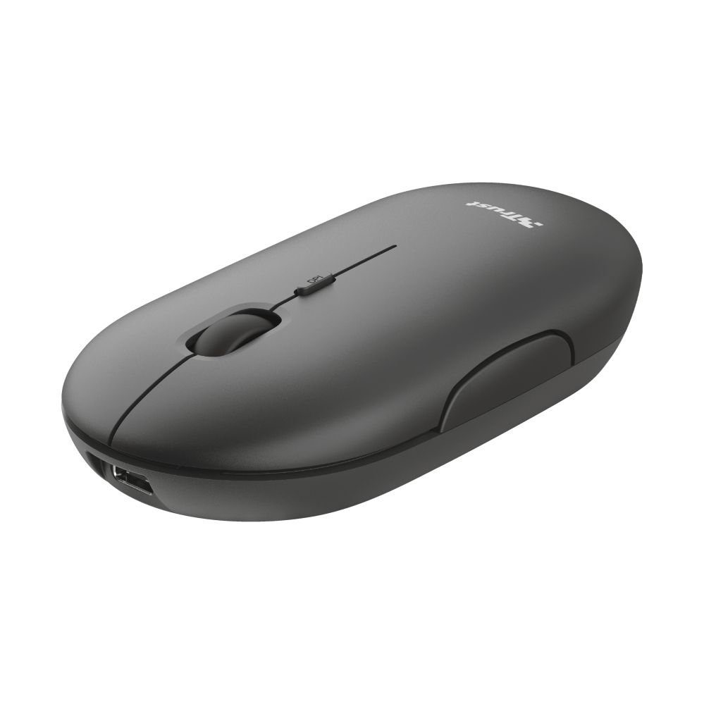 Trust 1600 DPI Büro Maus Optisch Puck (Schwarz) 24059