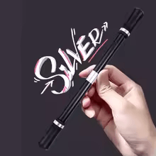 Uplift Picks Professional Weighted Spinning Pen Finger Spinning Toy For Beginners silver