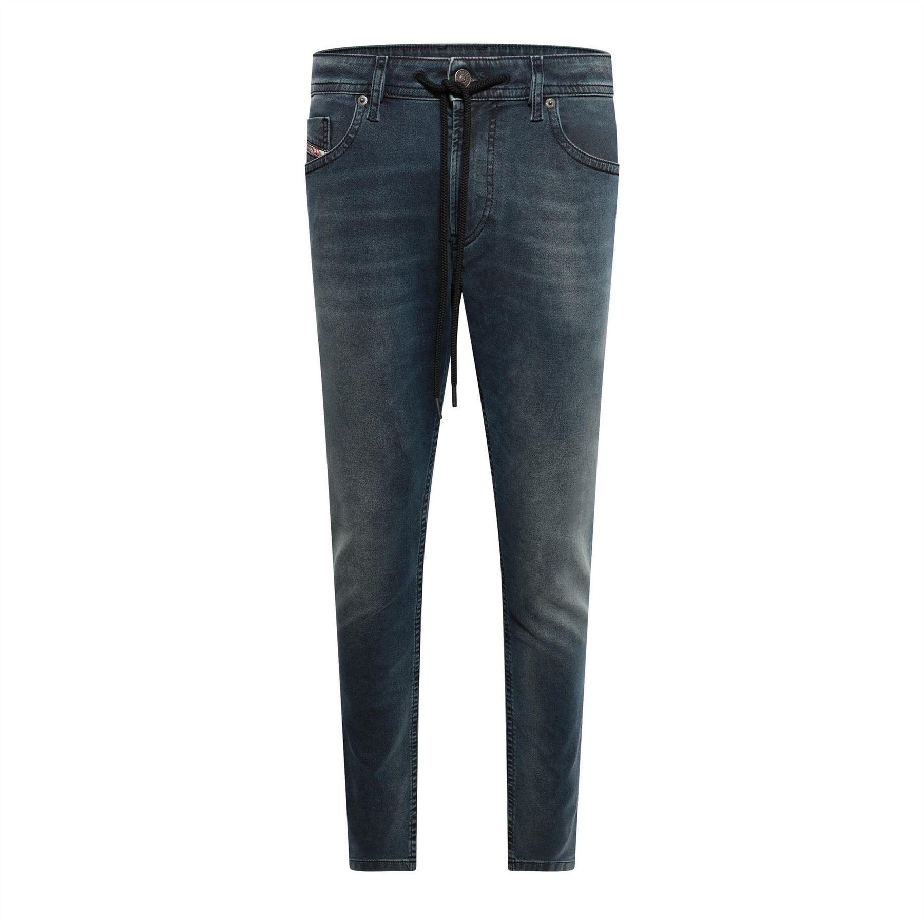 Herren Diesel Thommer Y Ne Sweat Slim Fit Jeans in Blau Denim