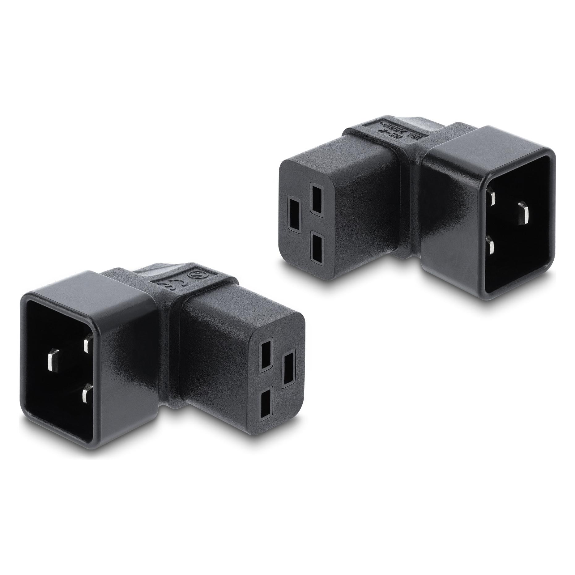 Delock Netzadapter IEC 60320 - C20 auf C19, Stecker/Buchse (C19, C20) (80658)