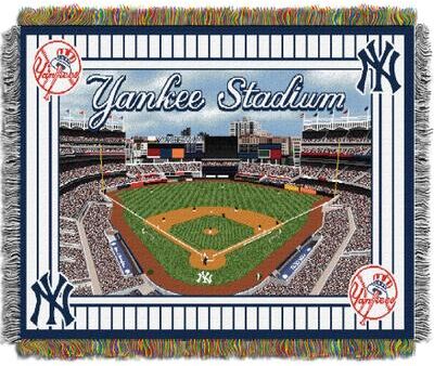 Yankees Stadium Throw by MLB in Multi
