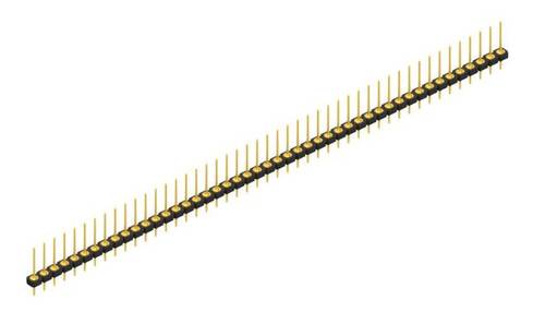 Fischer Elektronik Stiftleiste (Präzision) Anzahl Reihen: 1 10044014 10St.