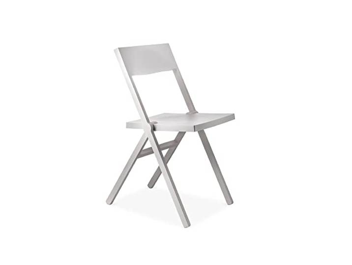 Alessi Piana ASPN9001 - Design klapstoel in glasversterkt polypropyleen, wit
