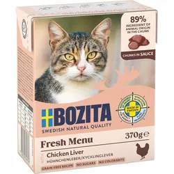Bozita Häppchen in Sauce mit Hühnerleber 6x370 g