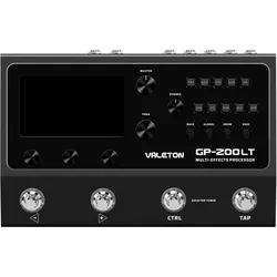 Valeton GP-200LT (Bass, Gitarre), Effektpedal, Schwarz