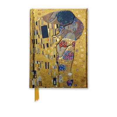 Premium Notizbuch DIN A6: Gustav Klimt, Der Kuss