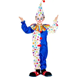 tectake® Kinder - Teenkostüm Clown Jux