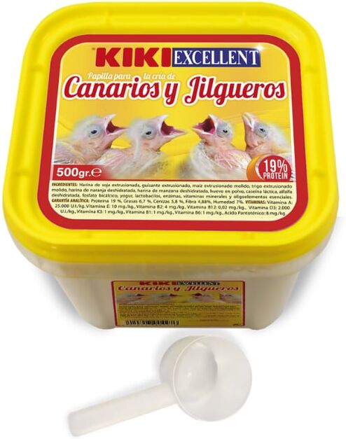Kiki Papa de Criação para Canários e Pintassilgos 500g