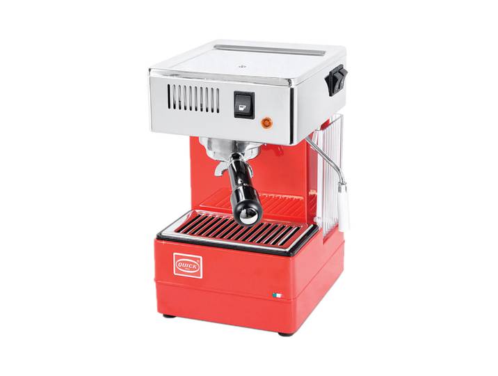 Quick Mill 0820 Retro Siebträgermaschine rot