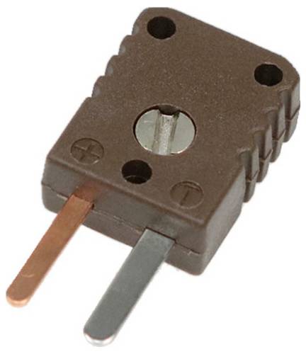B + B Thermo-Technik Miniaturstecker Typ T, braun | -50...+120°C Braun Inhalt