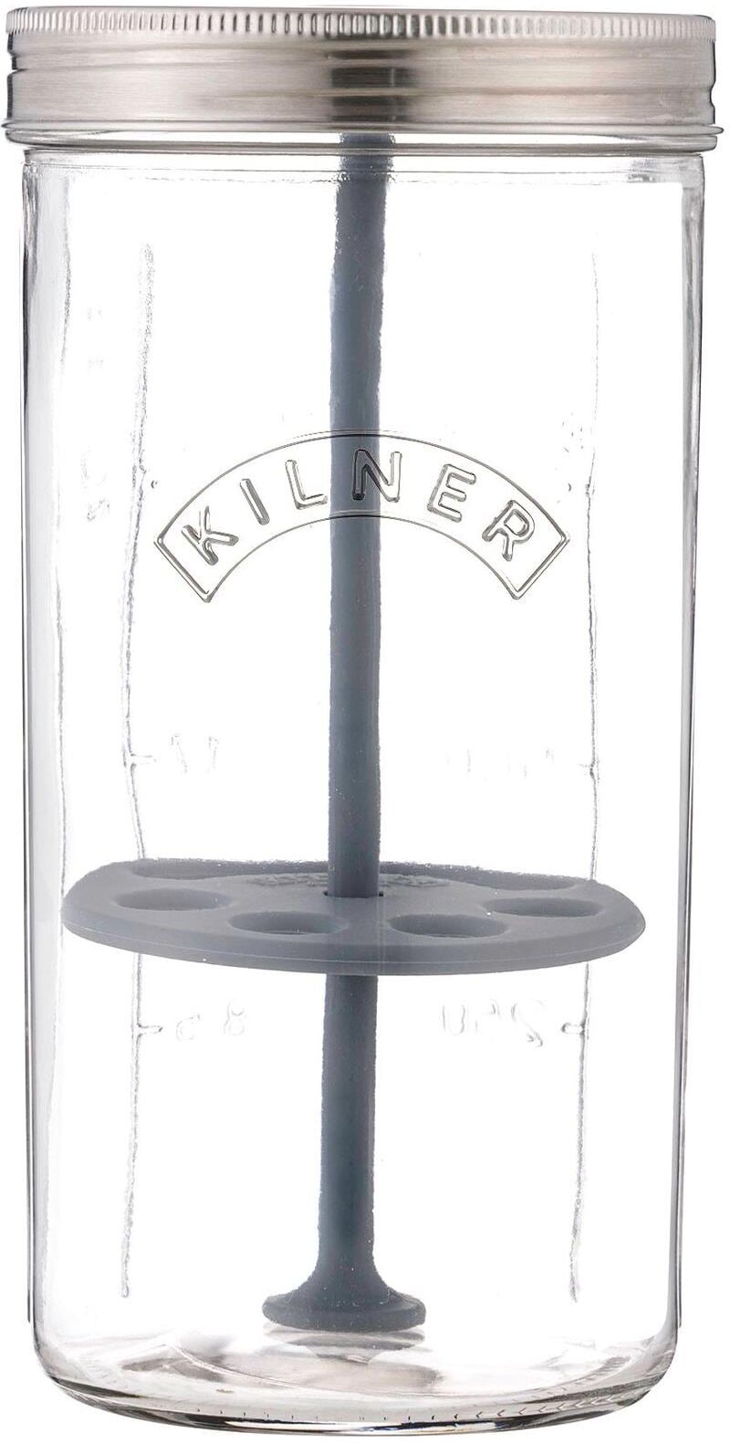 Vorratsglas KILNER "1000 ml, 1 Stück", transparent, Glas, Lebensmittelaufbewahrungsbehälter, Vorratsglas transparent Einheitsgröße