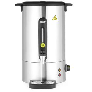 Hendi Heißwasserspender UNIQ, 211427, einstellbar 30°C - 100°C, 1650 Watt, aus Edelstahl, silber, 16 Liter