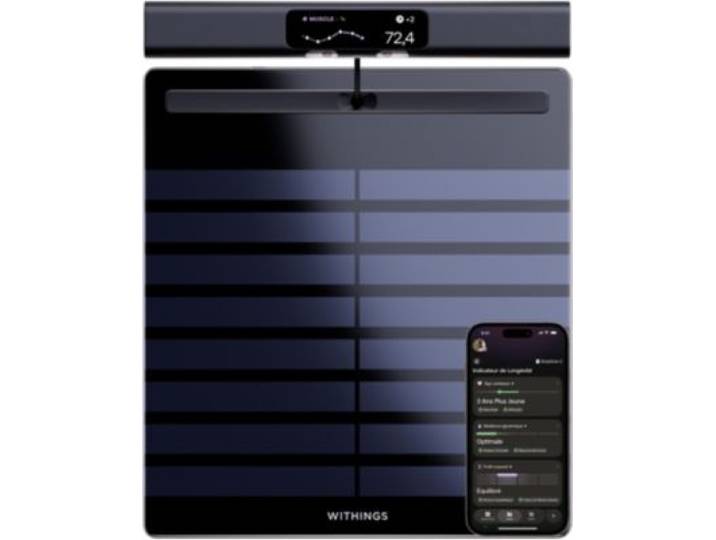 Withings - Pèse Personne Connecté Bodyscan 2 - Noir