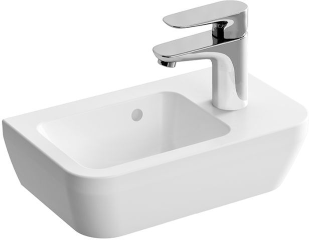 VitrA 7091B403-0029 Hahnloch+Ablage re. Überlauf Weiß HG VC