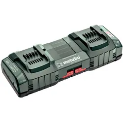 Metabo, Werkzeugakku + Ladegerät, Doppel-Schnellladegerät ASC 145 DUO Air Cooled