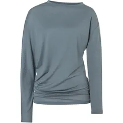 Super Natural, Damen, Sportshirt, Yoga Loose (XL), Blau