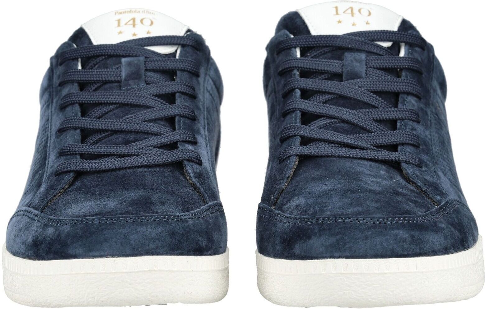 Sneaker PANTOFOLA D´ORO "Pantofola d'Oro Sneaker Leder", Herren, Gr. 42, blau (navy), Leder, Schuhe Sneaker