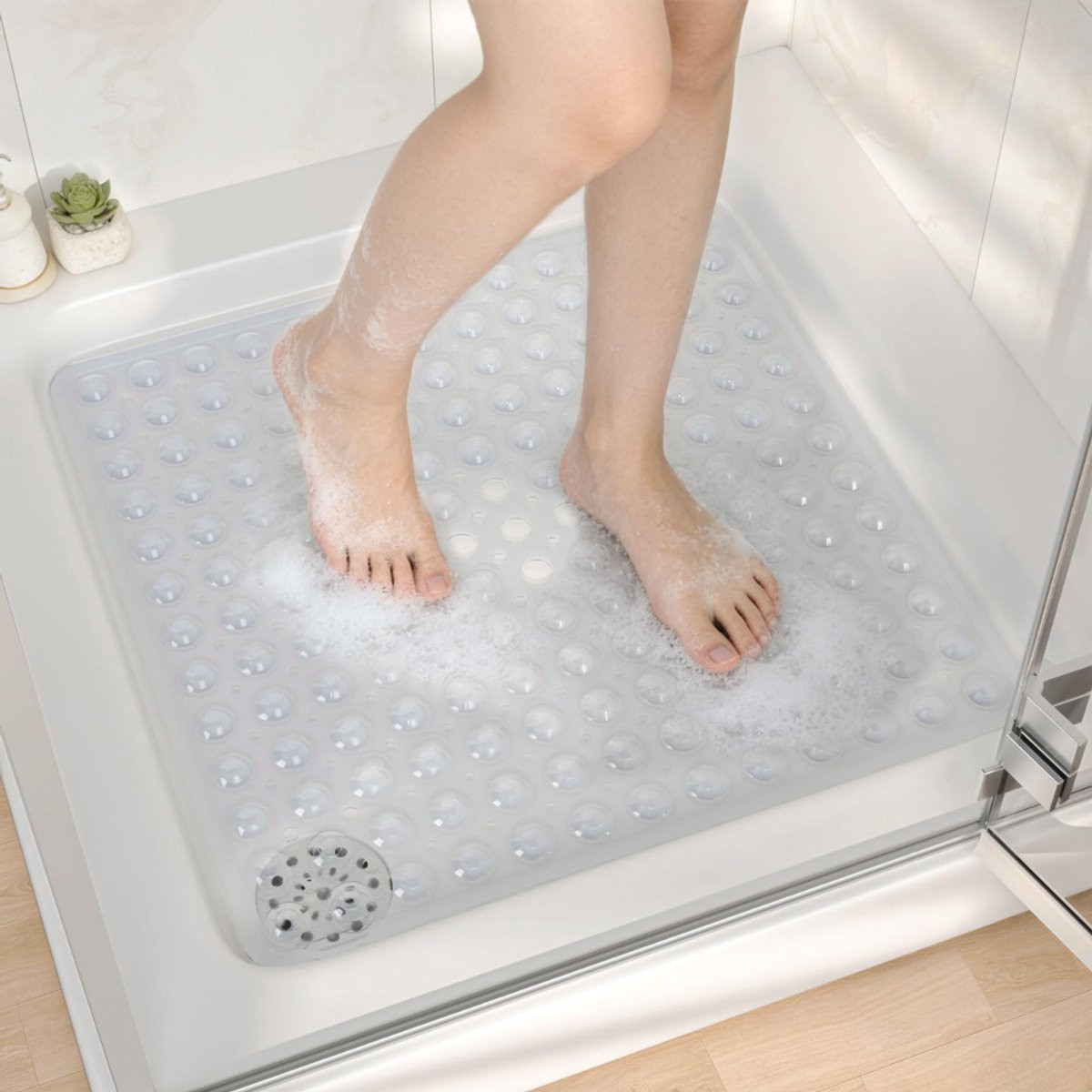 CLVP Badmat Anti Slip Douchemat Transparant