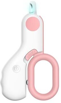 Happy Pet Pantry LumiPaw LED Pet Nail Clipper Pro Safe Pet Nail Clipper For Cats & Dogs With LED Light pink
