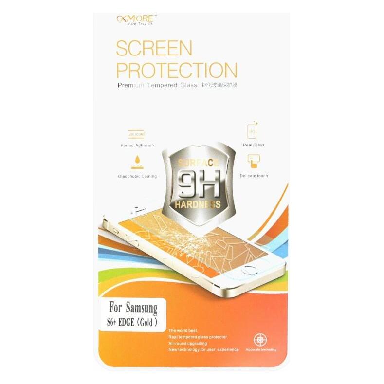 Okmore 9H Displayschutzfolie Samsung S6+ Edge Gold (Samsung Galaxy S6 Edge+) (32733253)