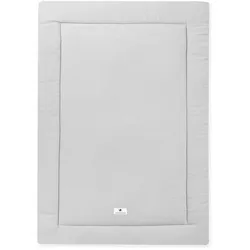 Krabbeldecke ZÖLLNER Musselin (LB 135x95 cm) - grau - LB 135x95 cm
