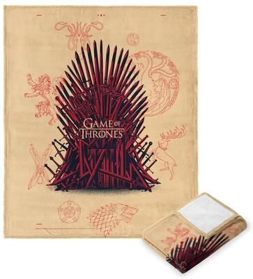 Northwest Warner Brothers Game of Thrones Iconography Silk Touch Throw Blanket