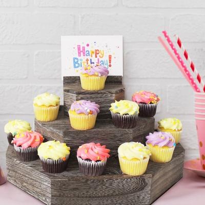 Neuxi Wooden Display Rises & Stand 3-tier