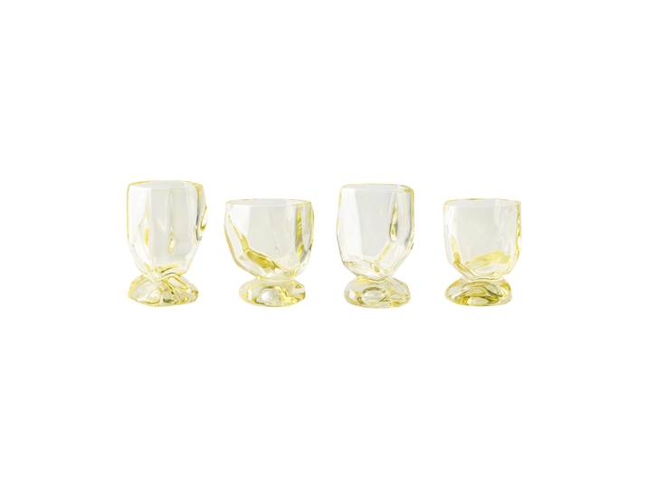 HK LIVING - Verre à vin Nienke Sikkema - Jaune - Verre