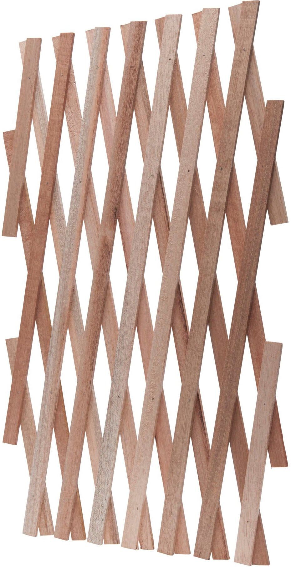 Rankgitter WINDHAGER "Holz-Spalier FSC-zertifiziert für Rosen und Kletterpflanzen", beige (natur), B:45cm H:180cm, Holzwerkstoff, Rankhilfen, Rankhilfe für Hauswände, erhältlich in unterschiedlichen Größen