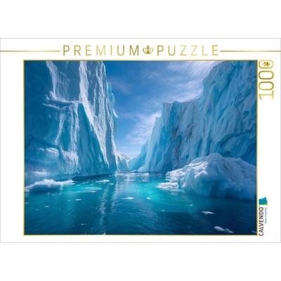 CALVENDO Puzzle Grönland - Ilulissat Eisfjord | 1000 Teile Lege-Größe 64x48cm Foto-Puzzle für glückliche Stunden, von , Calvendo Puzzle