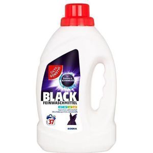 Gut&Günstig Waschmittel Feinwaschmittel Black, flüssig, 1,5 Liter, Waschladungen 37