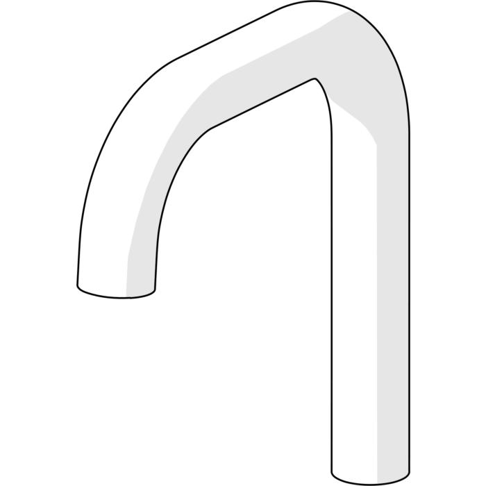 Hansa Auslauf komplett 59914227 Ausld. 120 mm