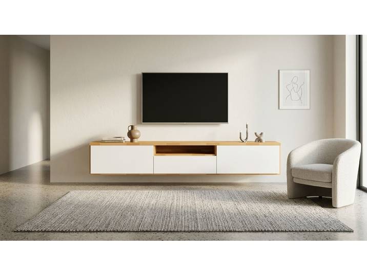 Pickawood Hängesideboard Erle Natur geölt