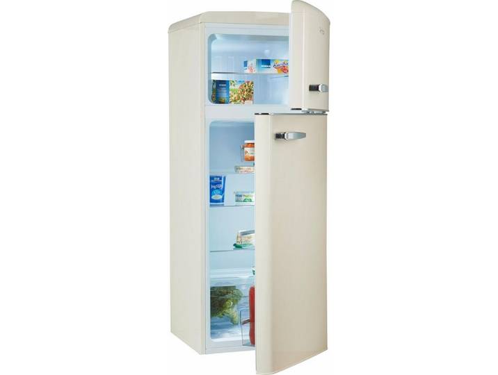 Amica Kühl-/Gefrierkombination KGC 15635 B, 144 cm hoch, 55 cm breit