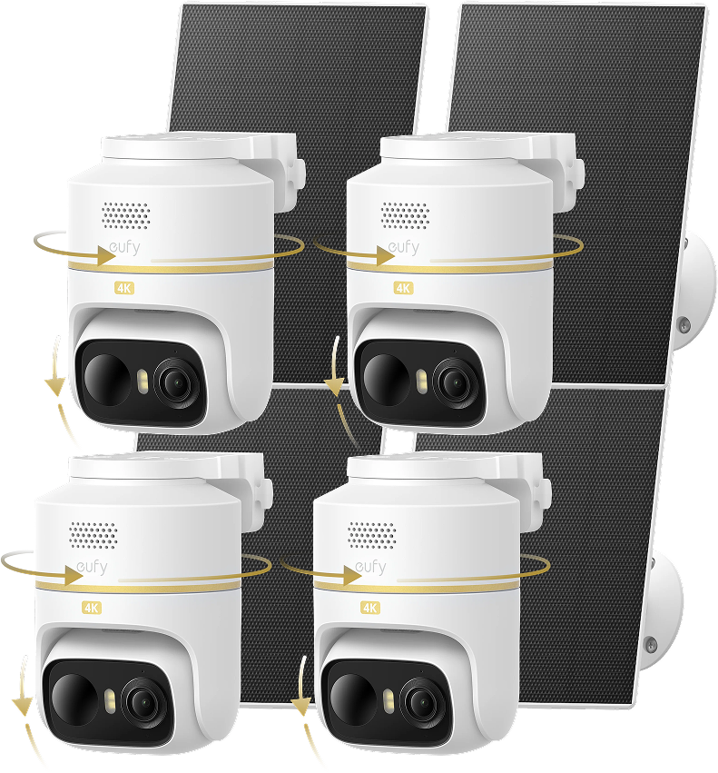 eufyCam C37 édition 4K (Pack de 4 caméras)