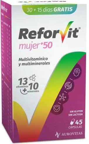 Reforvit Mujer +50 45caps