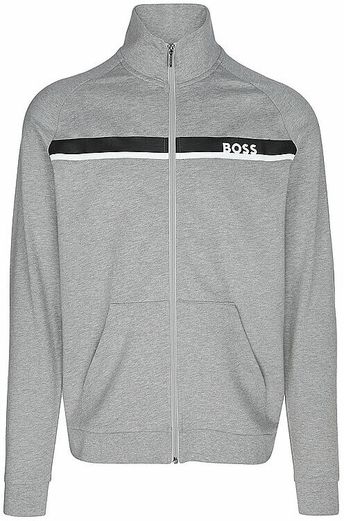 Boss Loungewear Sweatjacke hellgrau   L L