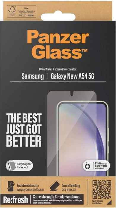 PanzerGlass Samsung Galaxy A55 5G mit Einbaurahmen