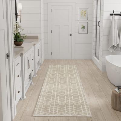 Nourison Washable Charm Indoor only Geometric Area Rug
