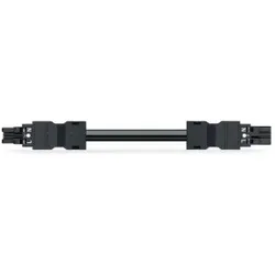 Wago 771-8992/006-401 konfektionierte Verbindungsleitung,Eca,Buchse Stecker,schwarz 7718992006401