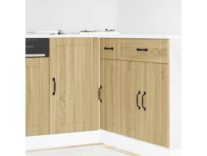 “Rabais Armoire cuisine/ Meuble bas de cuisine Lucca chêne sonoma - bois d'ingénierie Août54997
