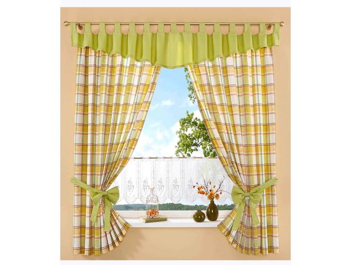 Scheibengardine STICKEREIEN PLAUEN Dolche 1420 Gr. 2, weiss (weiß), B:128cm H:40cm, Voile, Polyester, Gardinen, Scheibengardine