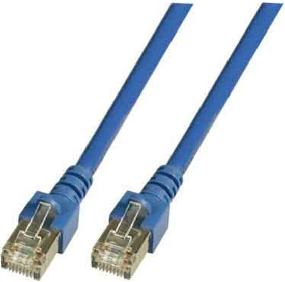 EFB-Elektronik Câble patch Cat.5e 2xRJ45 avec SF/UTP EC5000 1m bleu (K5459.1)