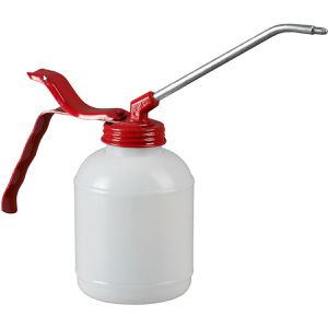 Pressol Ölkanne 05118, aus Kunststoff, 350 ml, starrer Ausguss, mit Pumpe